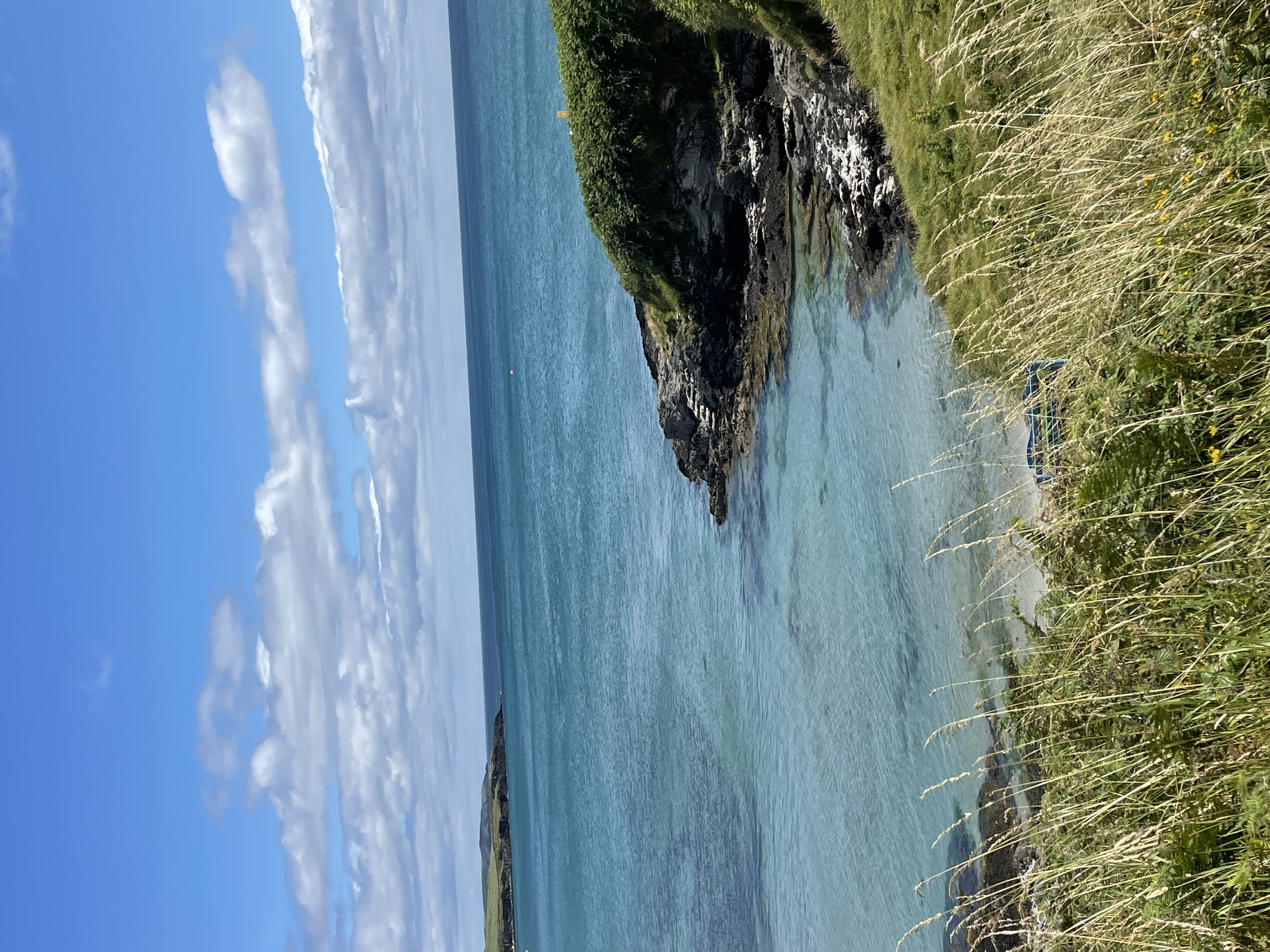 West Cork cove, turquoise water over rock