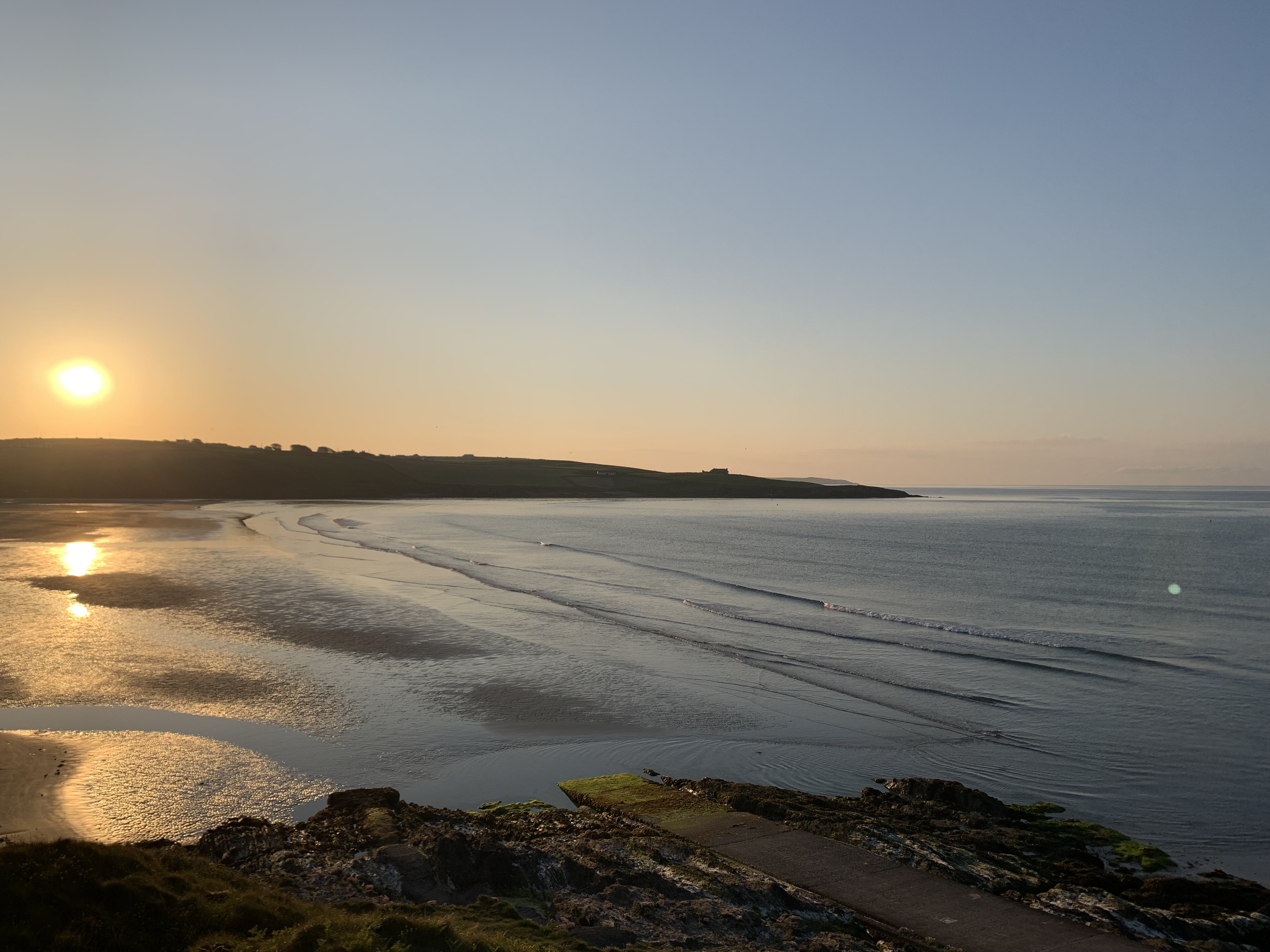 Inchydoney beach at low tide, West Cork coast